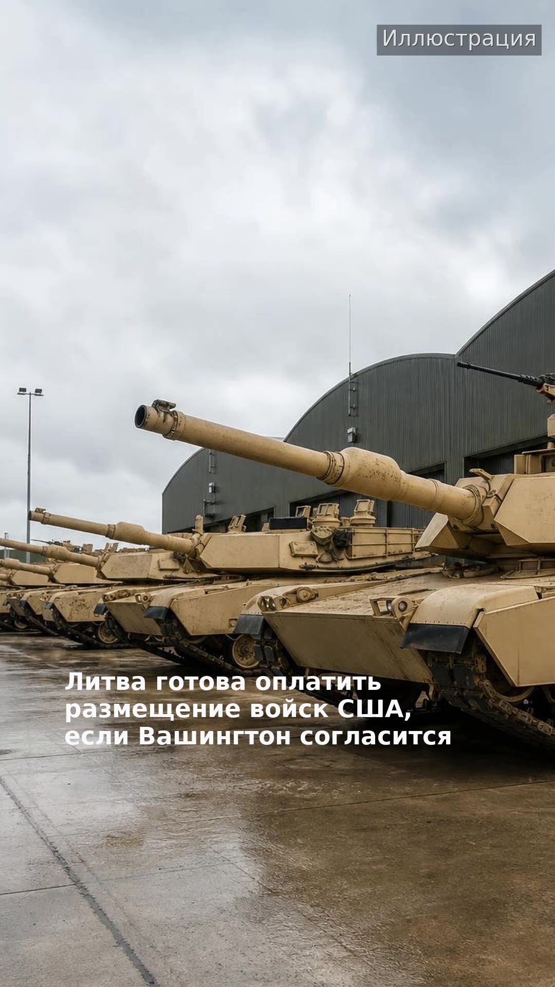 Литва готова оплатить размещение войск США, если Вашингтон согласится
