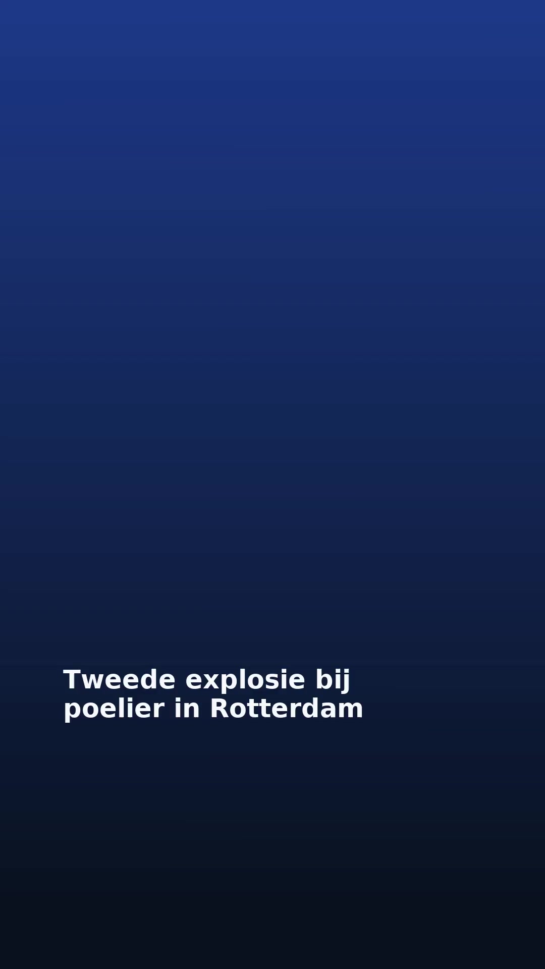 Tweede explosie bij poelier in Rotterdam