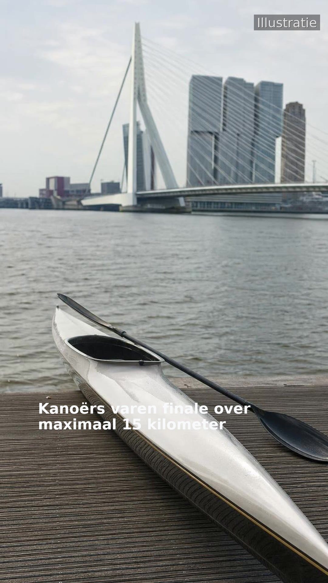 Kanoërs varen finale over maximaal 15 kilometer