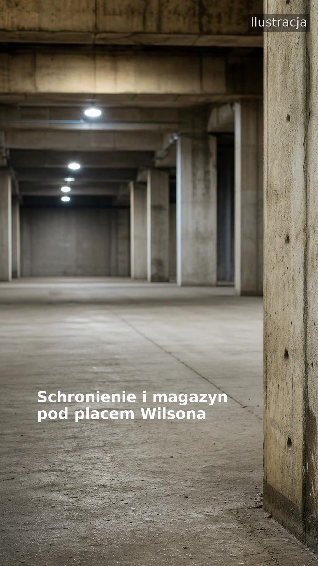 Schronienie i magazyn pod placem Wilsona
