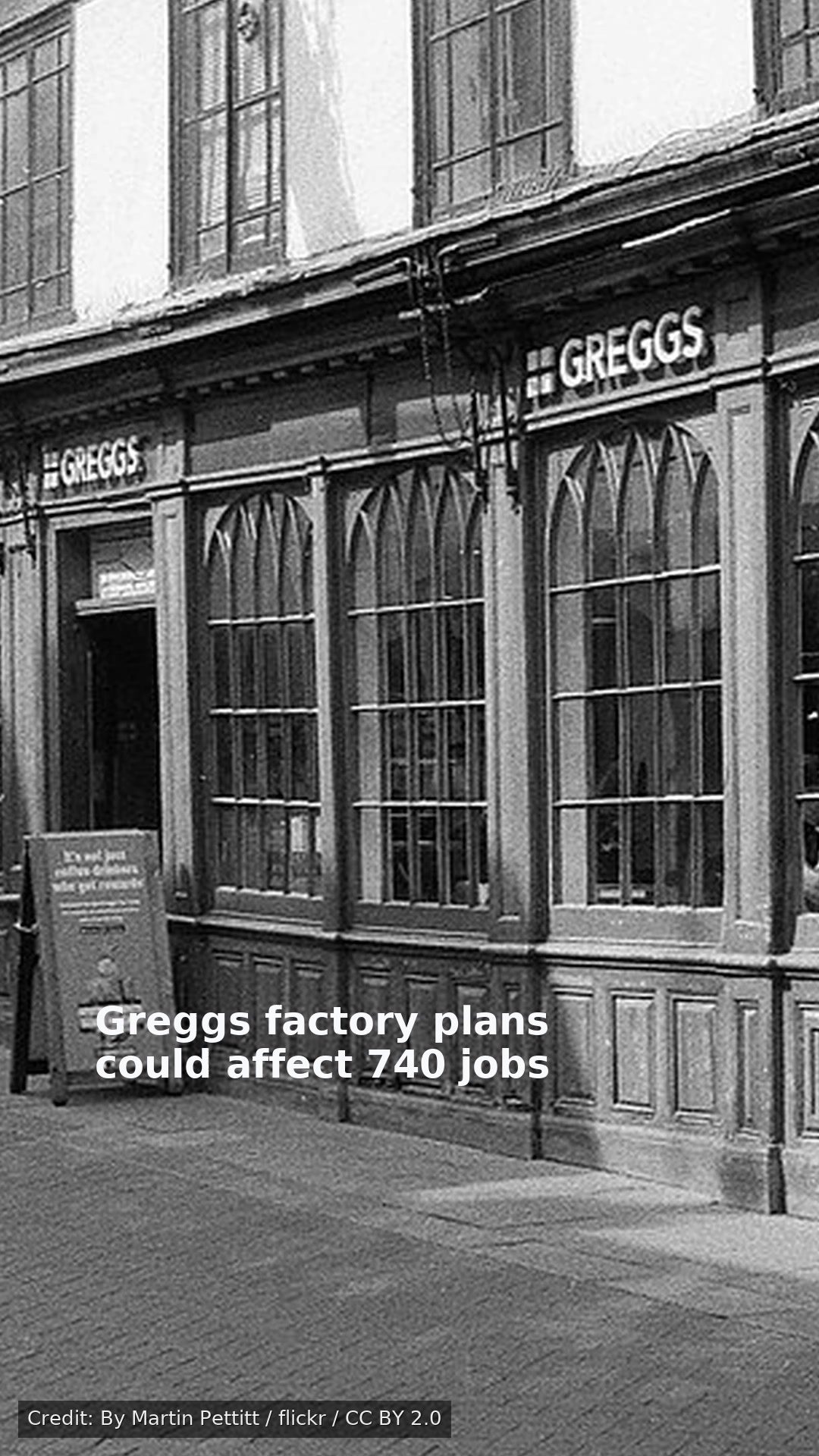 Greggs factory plans could affect 740 jobs