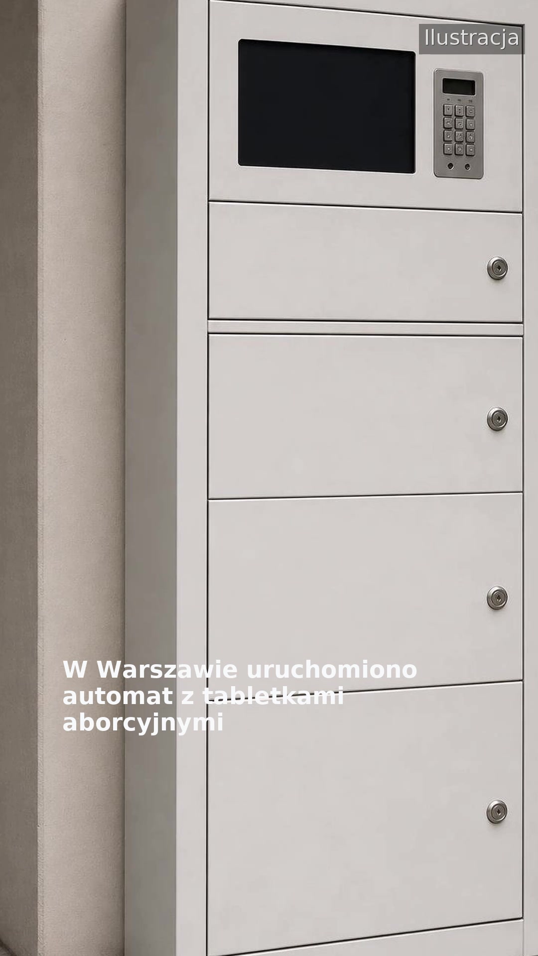 W Warszawie uruchomiono automat z tabletkami aborcyjnymi