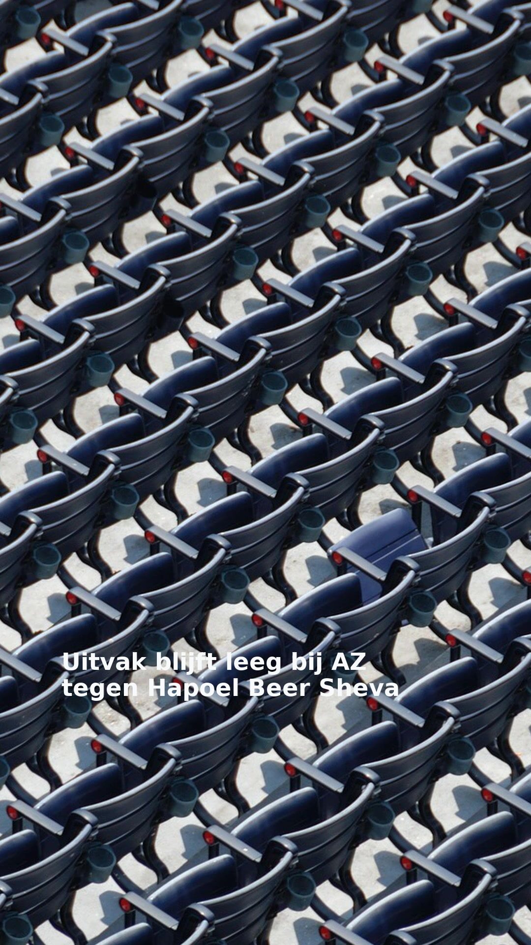 Uitvak blijft leeg bij AZ tegen Hapoel Beer Sheva