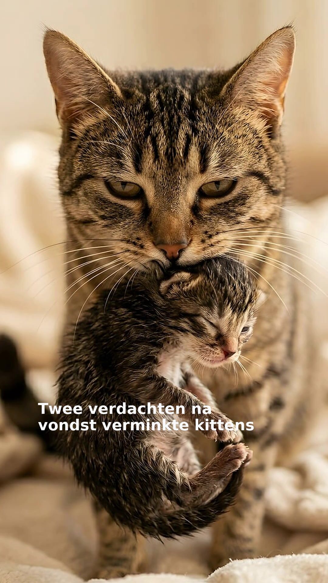 Twee verdachten na vondst verminkte kittens