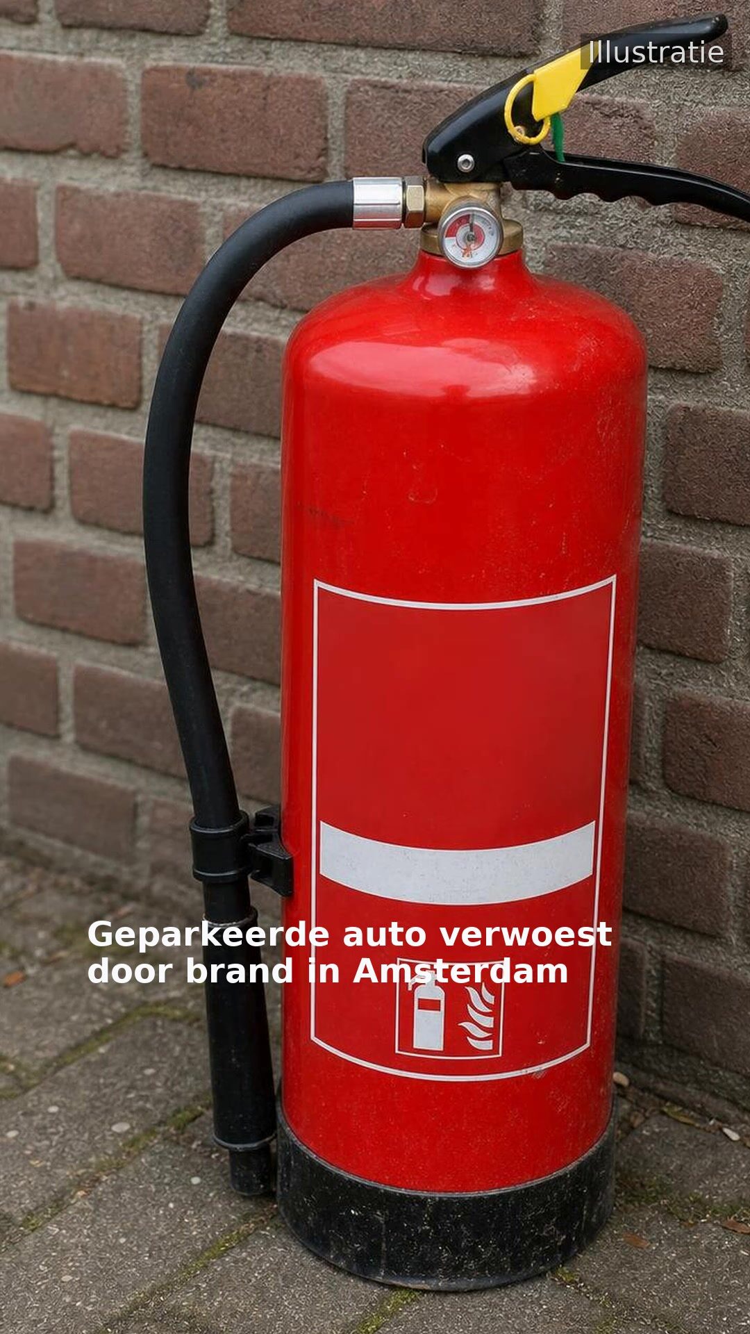 Geparkeerde auto verwoest door brand in Amsterdam