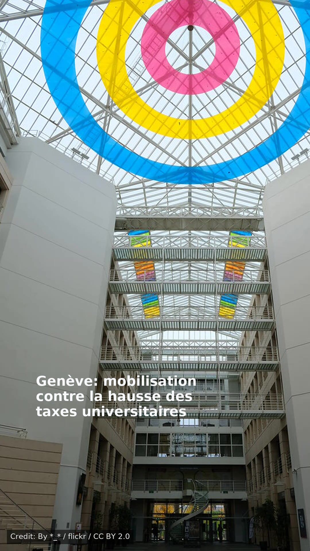Genève: mobilisation contre la hausse des taxes universitaires