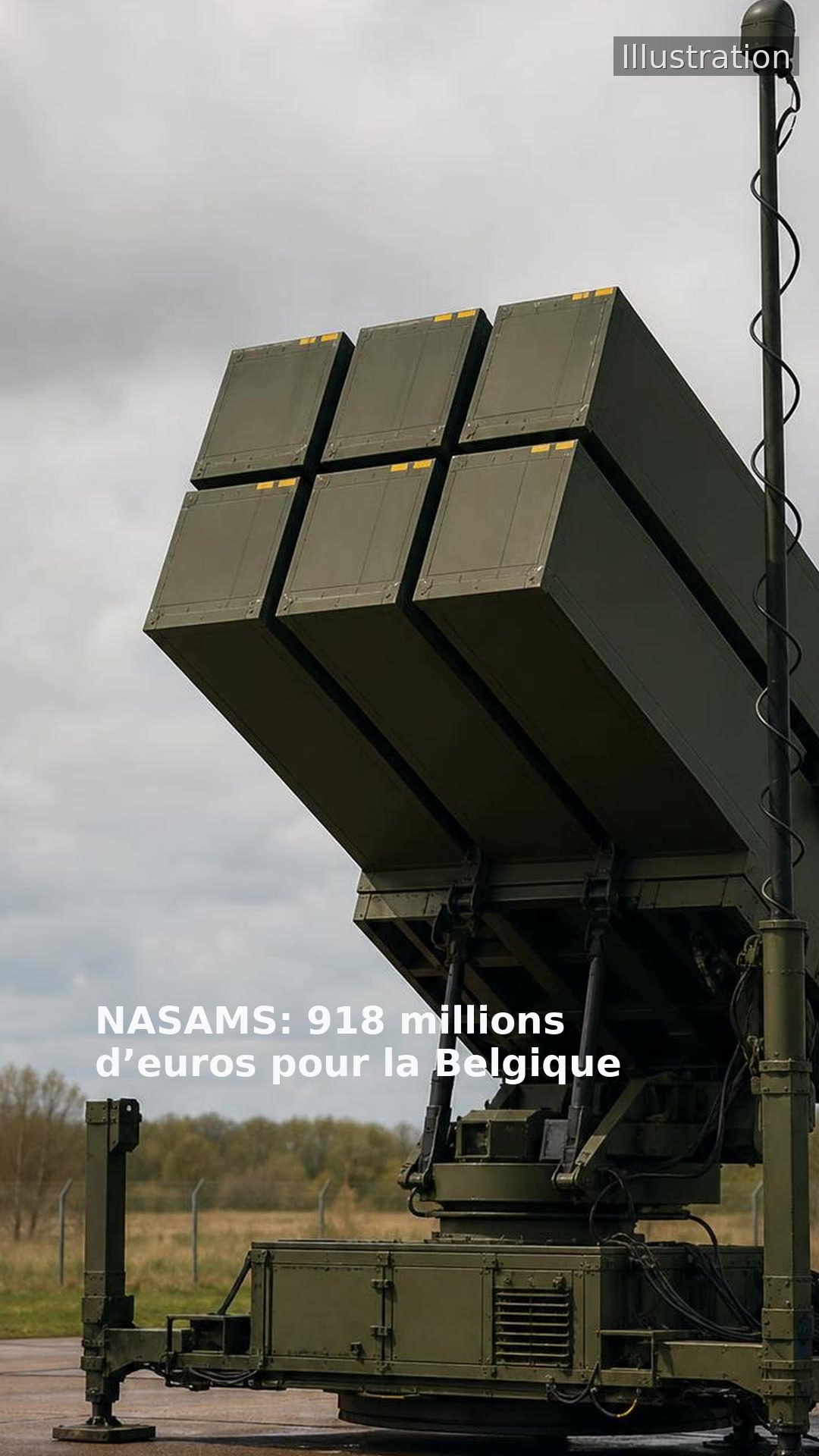 NASAMS: 918 millions d’euros pour la Belgique