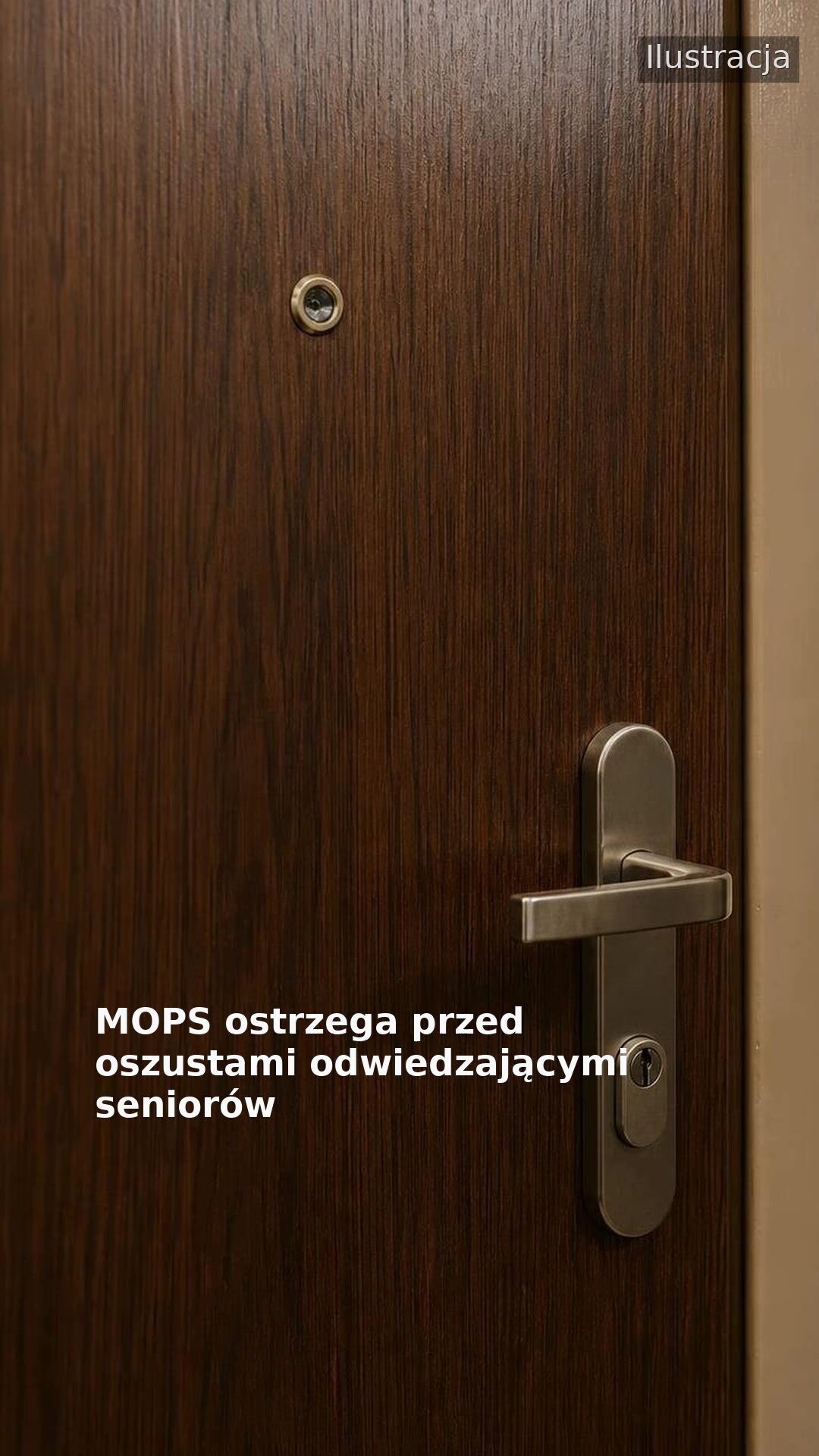 MOPS ostrzega przed oszustami odwiedzającymi seniorów