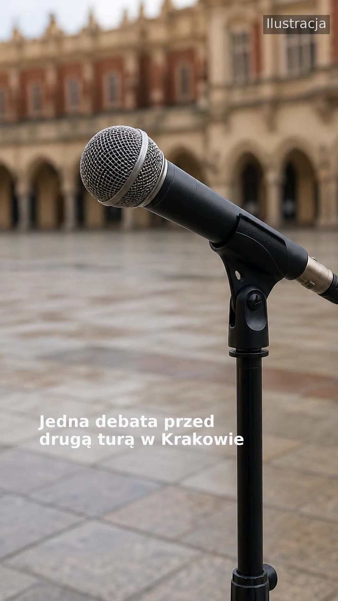 Jedna debata przed drugą turą w Krakowie