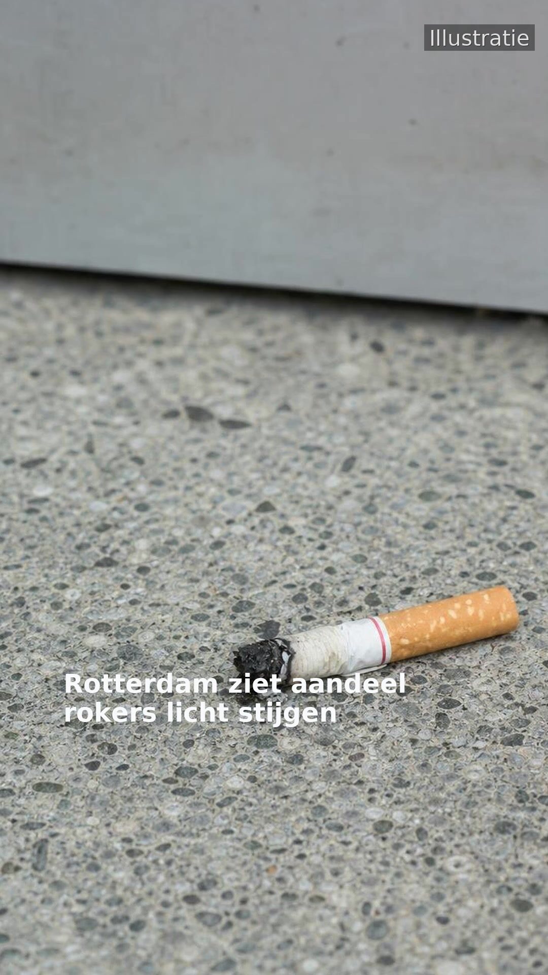 Rotterdam ziet aandeel rokers licht stijgen
