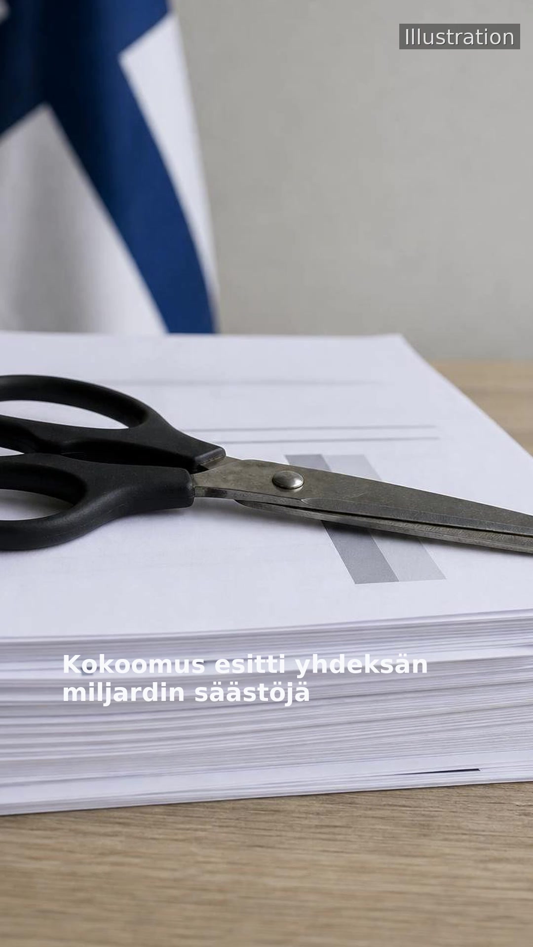 Kokoomus esitti yhdeksän miljardin säästöjä