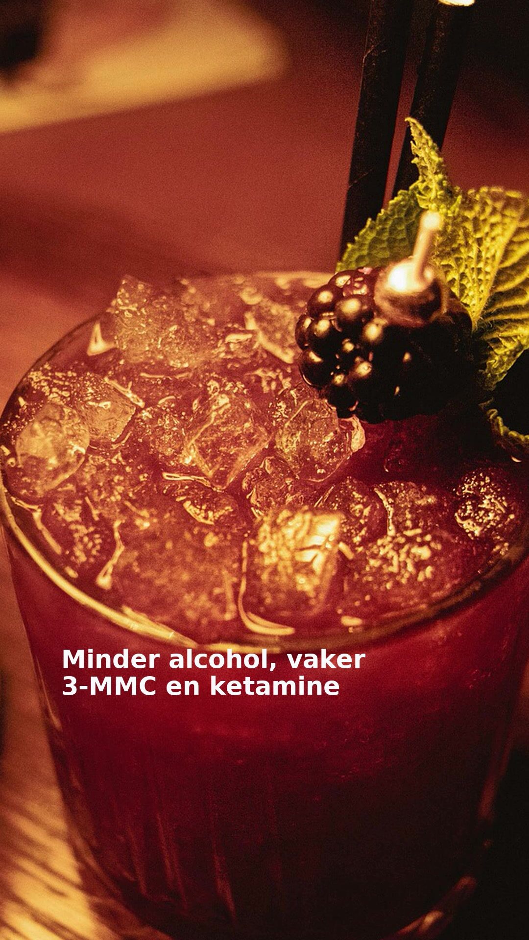 Minder alcohol, vaker 3-MMC en ketamine