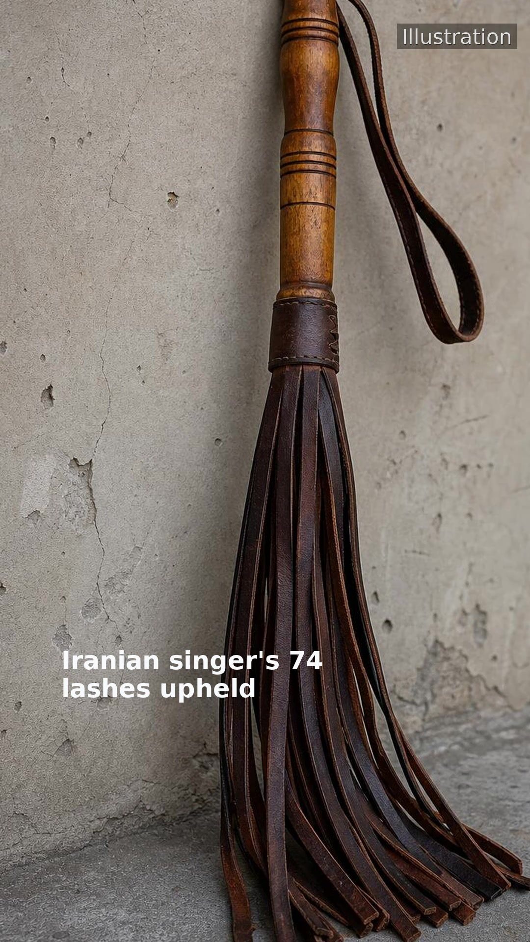 Iranian singer's 74 lashes upheld