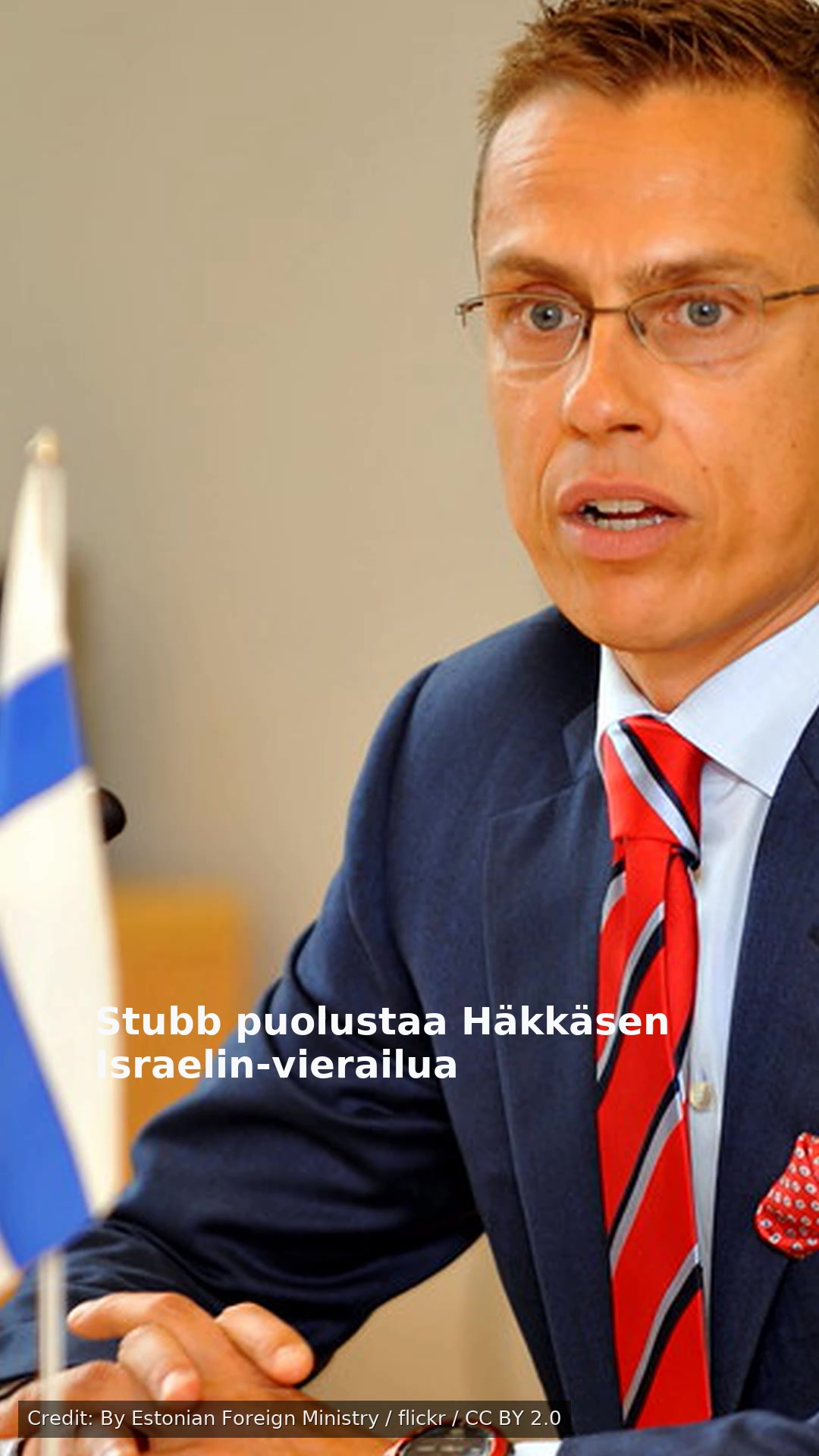 Stubb puolustaa Häkkäsen Israelin-vierailua