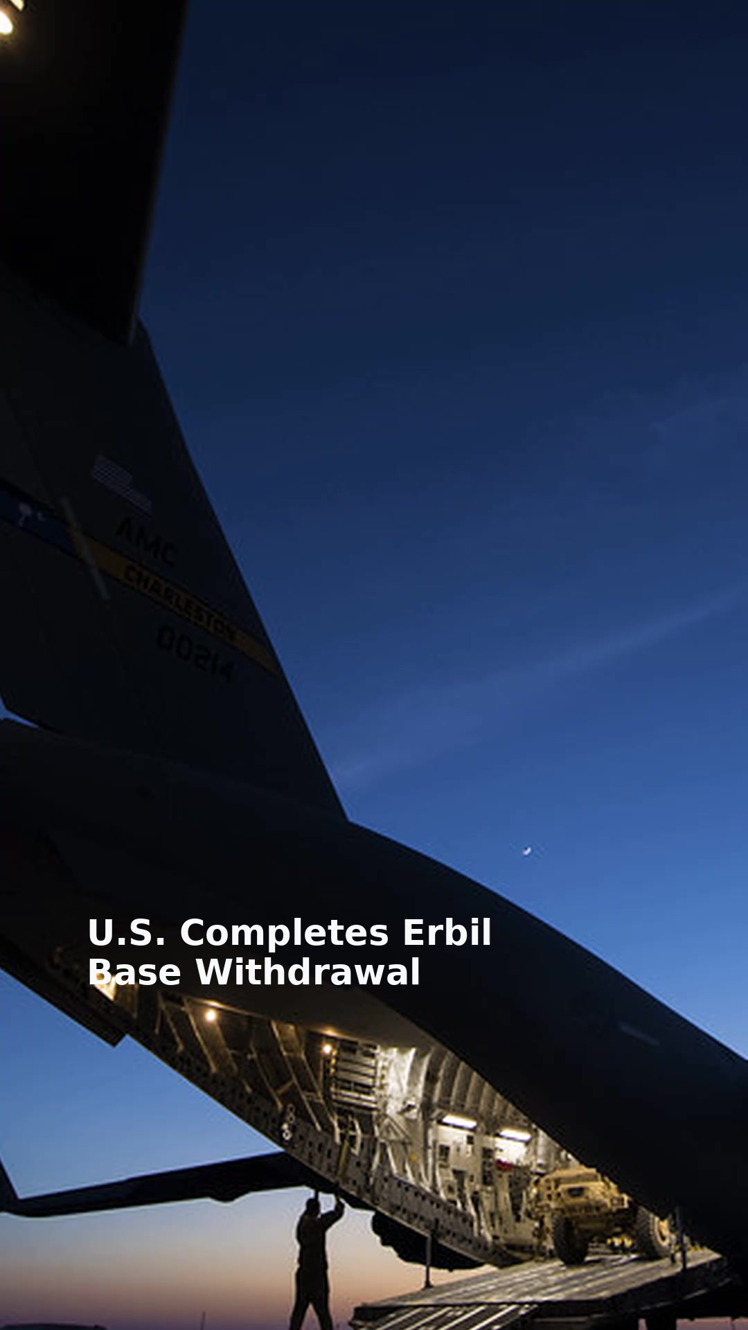 U.S. Completes Erbil Base Withdrawal