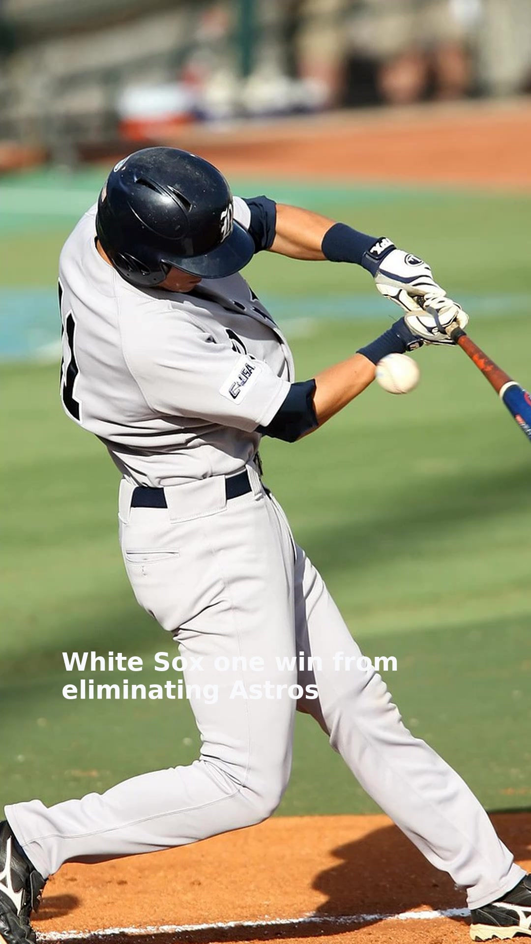 White Sox one win from eliminating Astros
