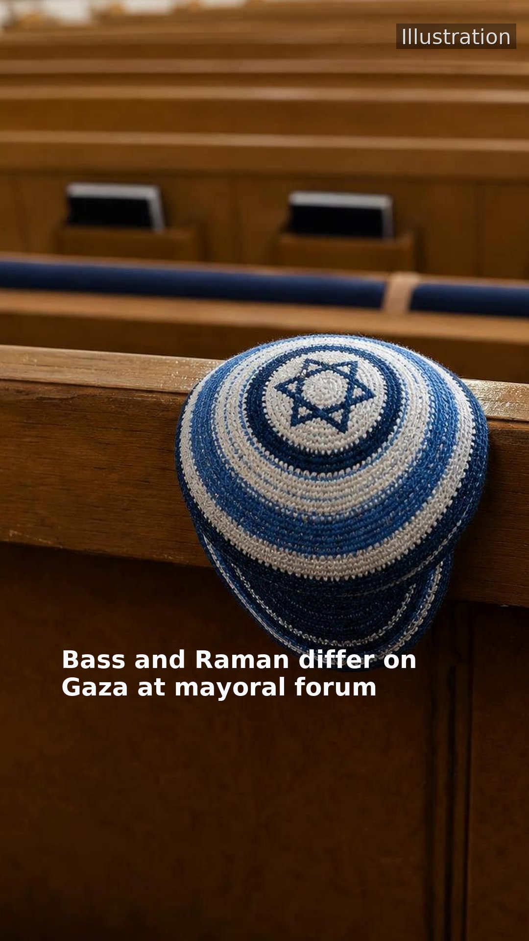 Bass and Raman differ on Gaza at mayoral forum