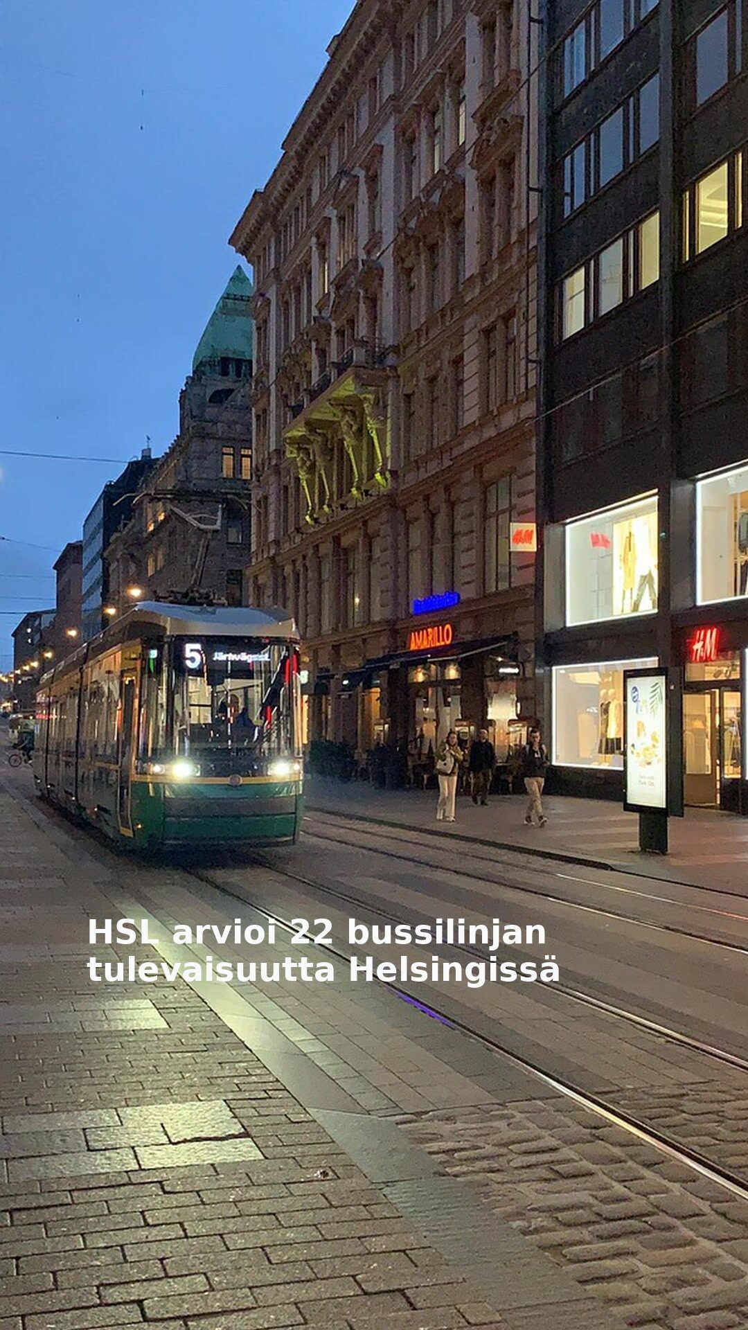 HSL arvioi 22 bussilinjan tulevaisuutta Helsingissä