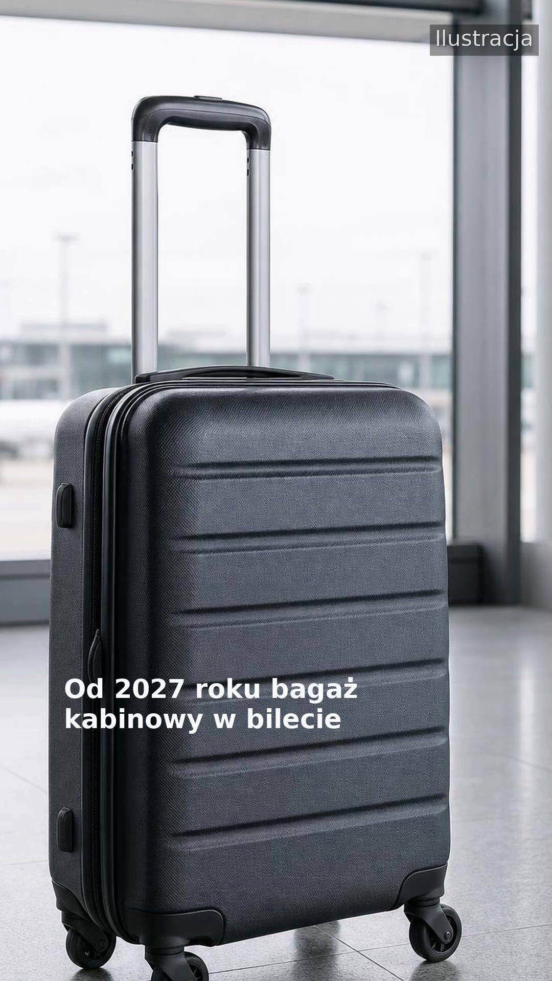 Od 2027 roku bagaż kabinowy w bilecie