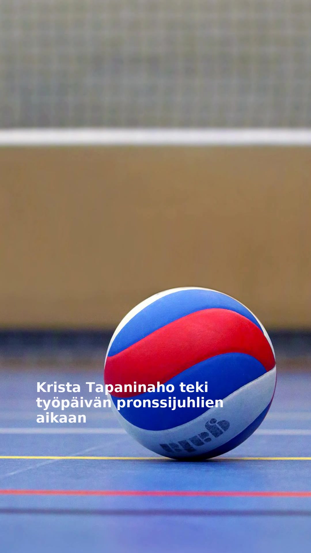 Krista Tapaninaho teki työpäivän pronssijuhlien aikaan