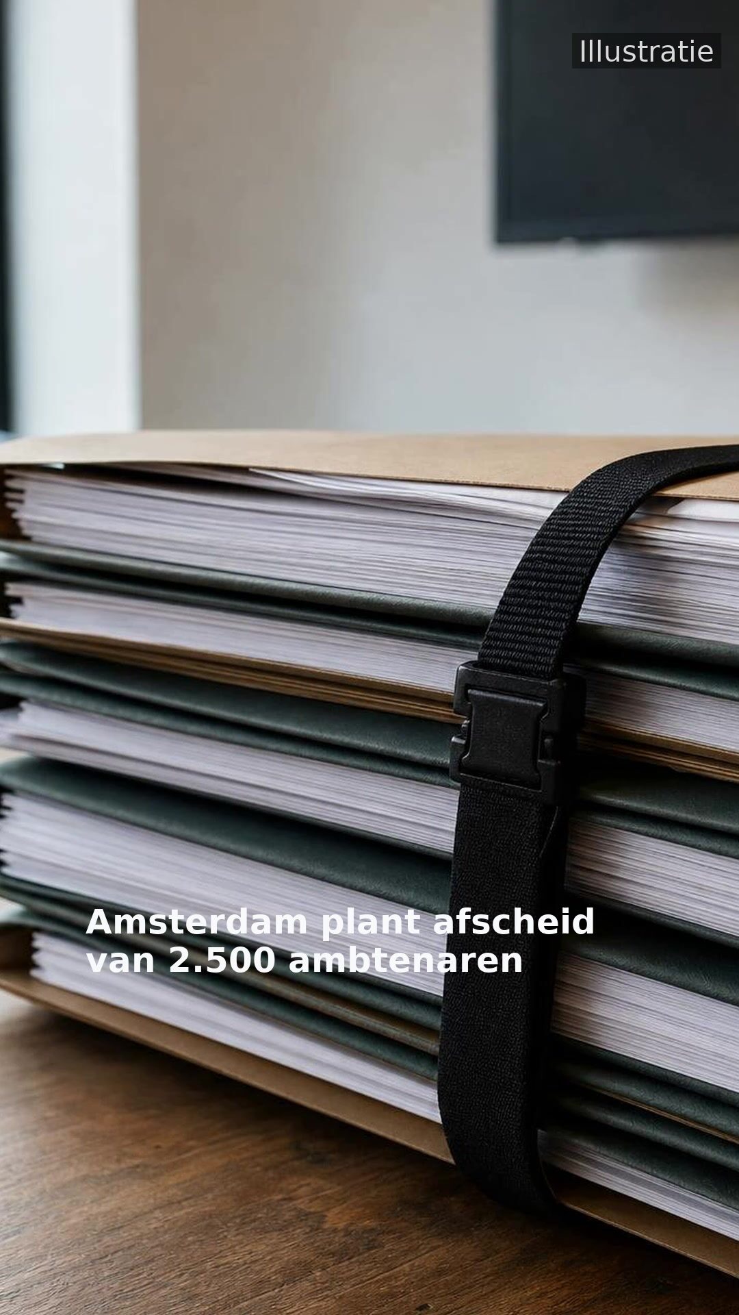 Amsterdam plant afscheid van 2.500 ambtenaren