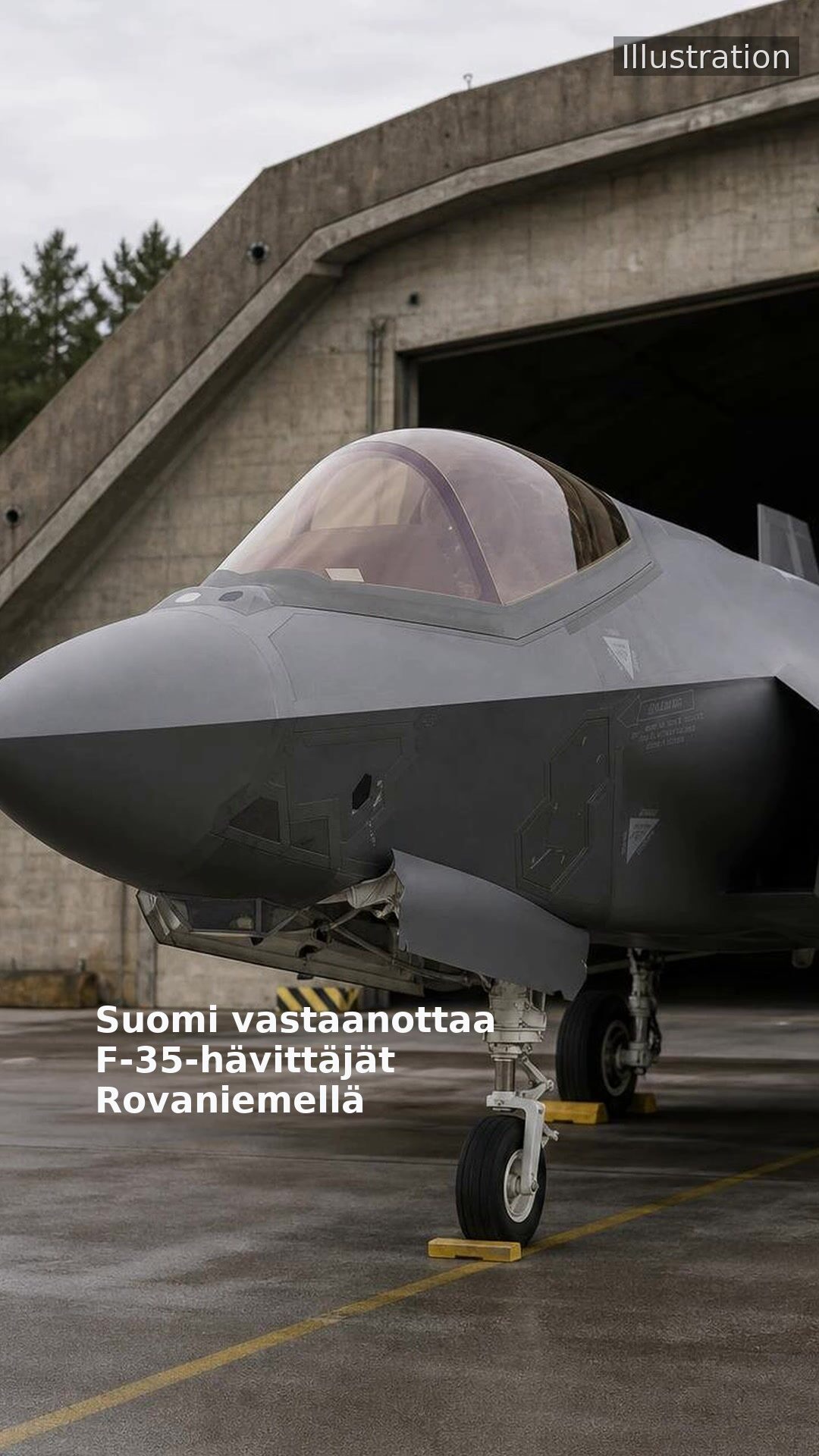 Suomi vastaanottaa F-35-hävittäjät Rovaniemellä
