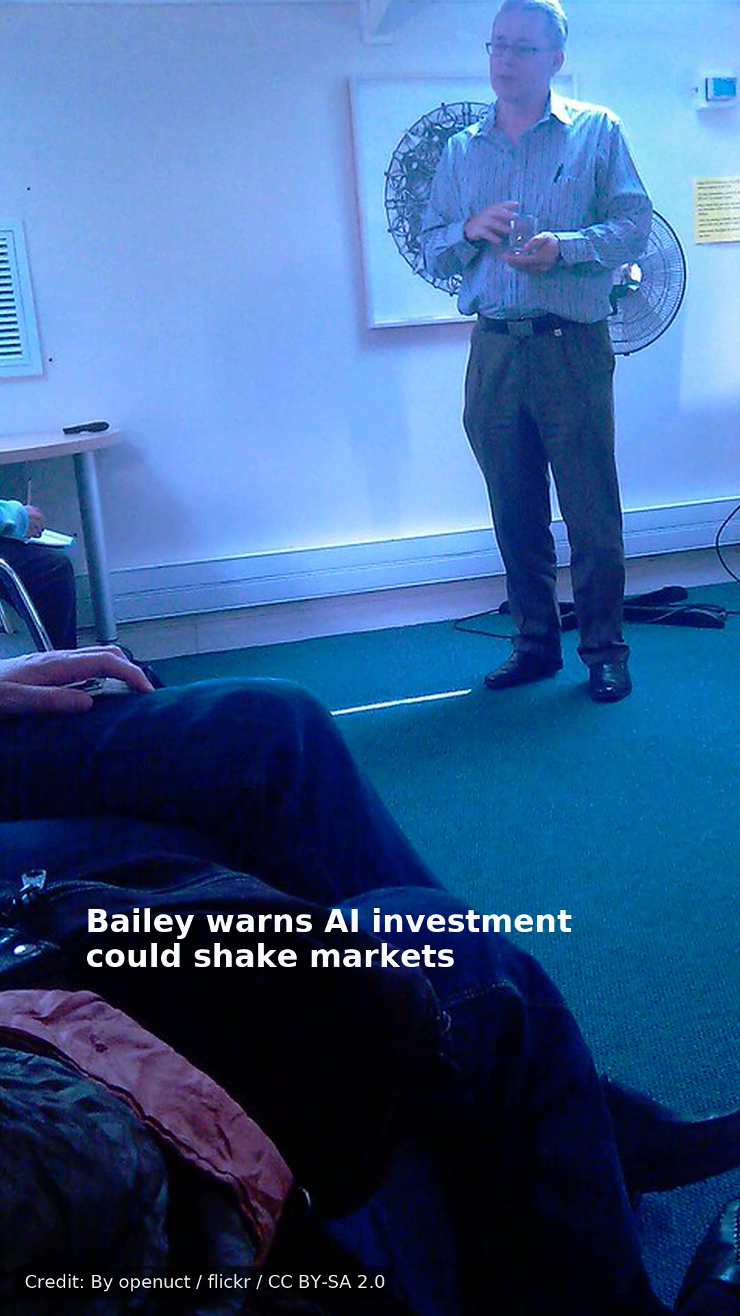 Bailey warns AI investment could shake markets