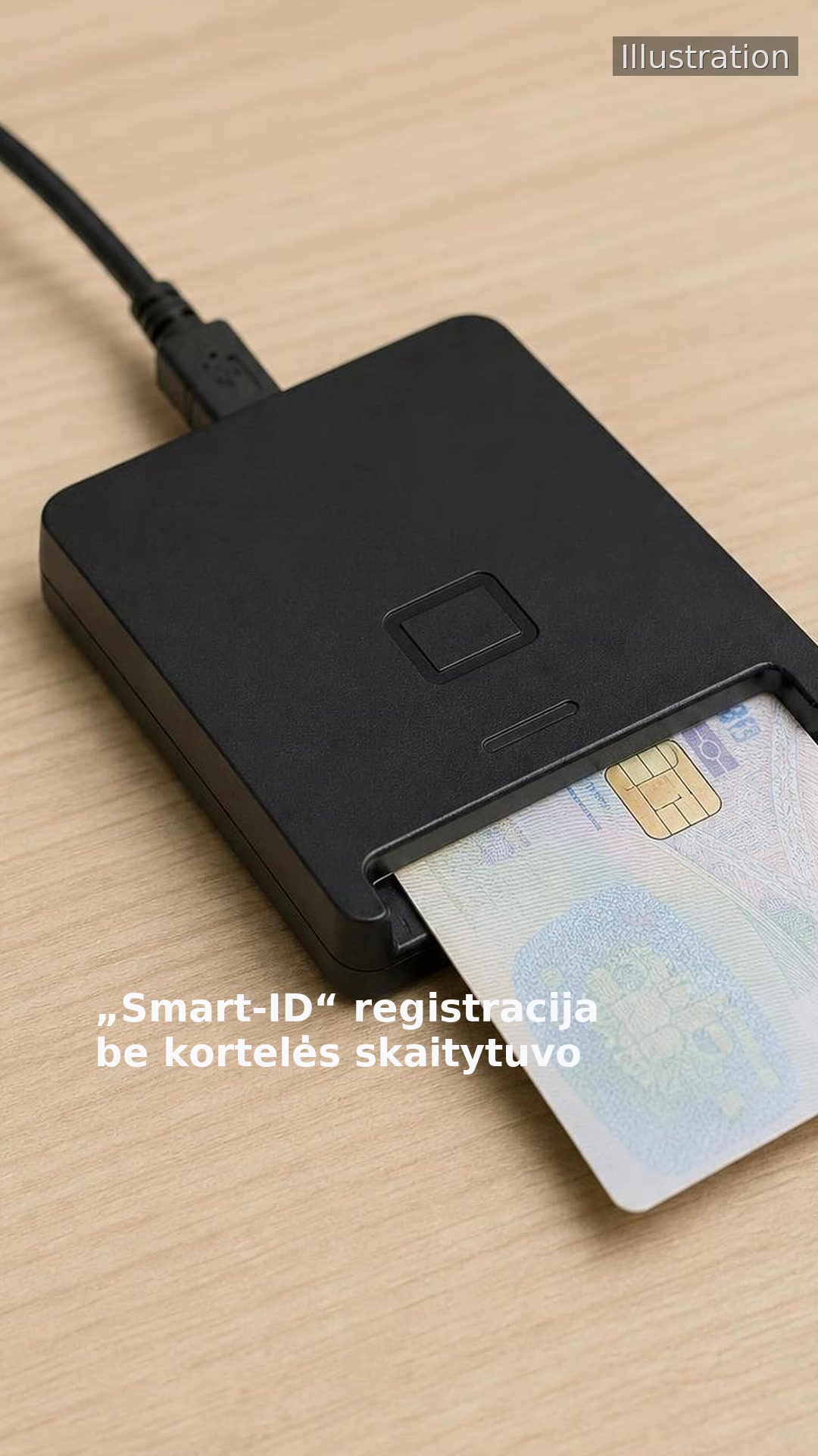 „Smart-ID“ registracija be kortelės skaitytuvo