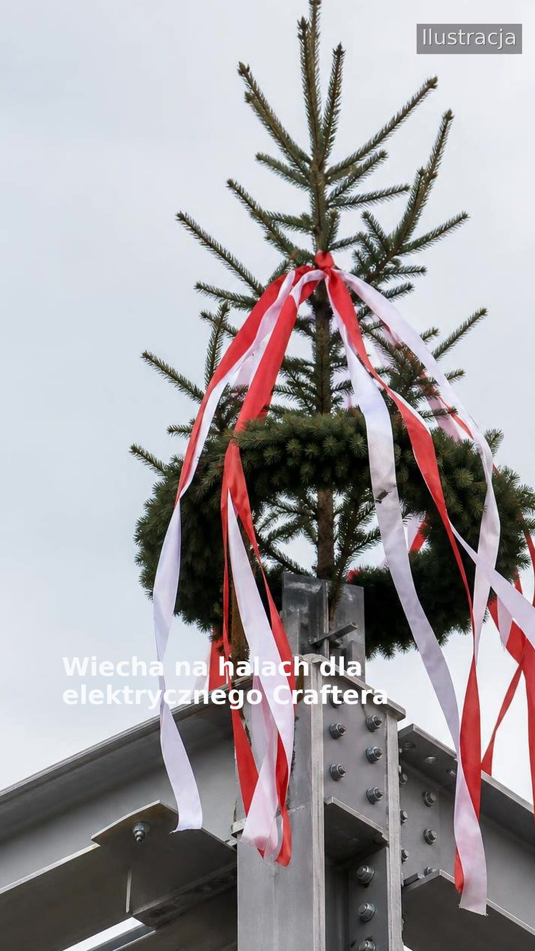 Wiecha na halach dla elektrycznego Craftera