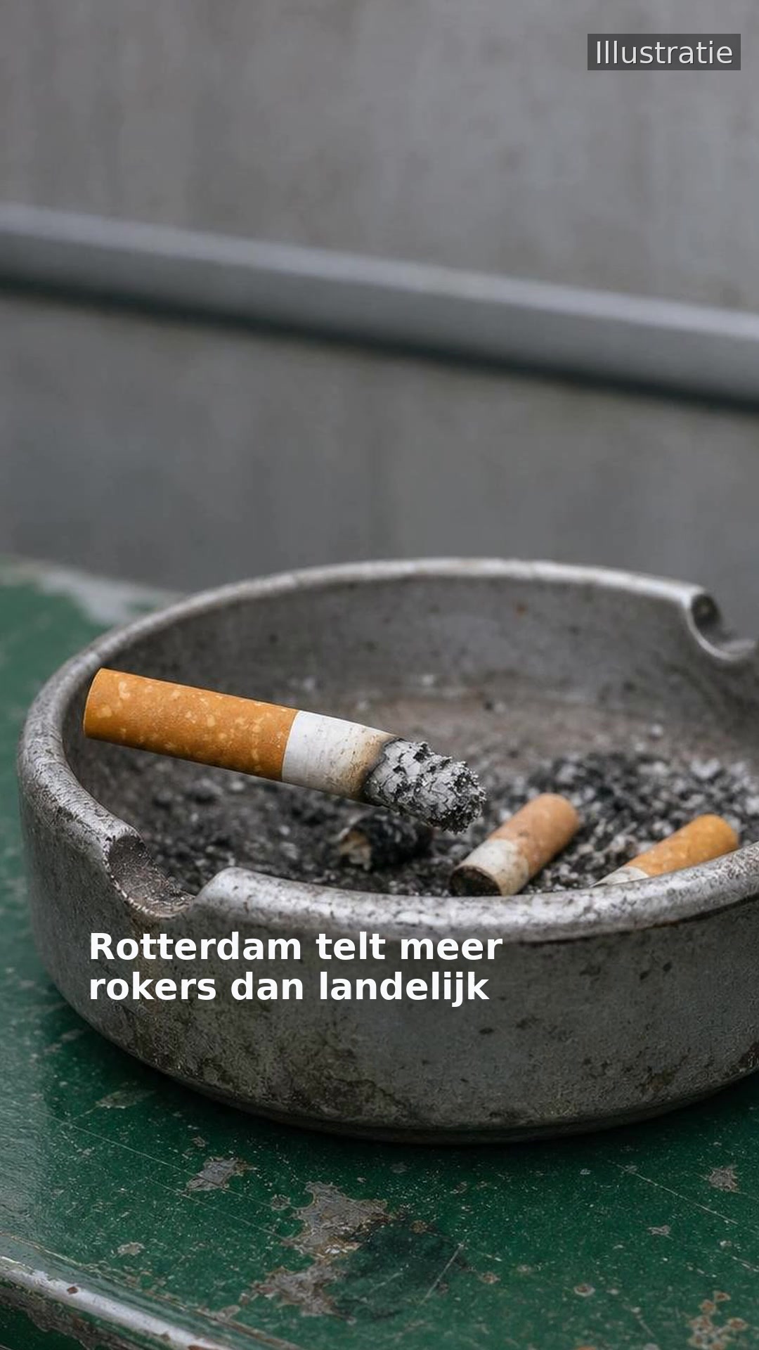 Rotterdam telt meer rokers dan landelijk