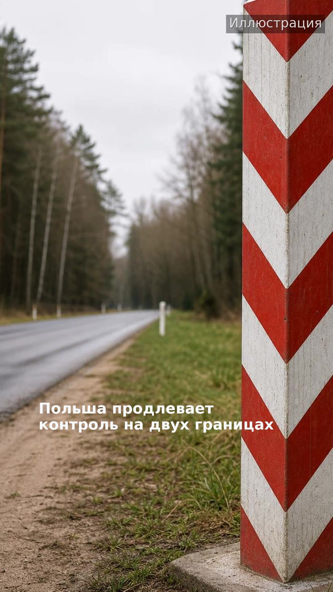 Польша продлевает контроль на двух границах