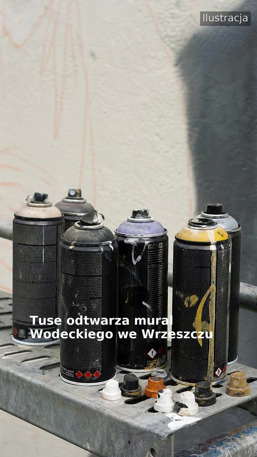 Tuse odtwarza mural Wodeckiego we Wrzeszczu