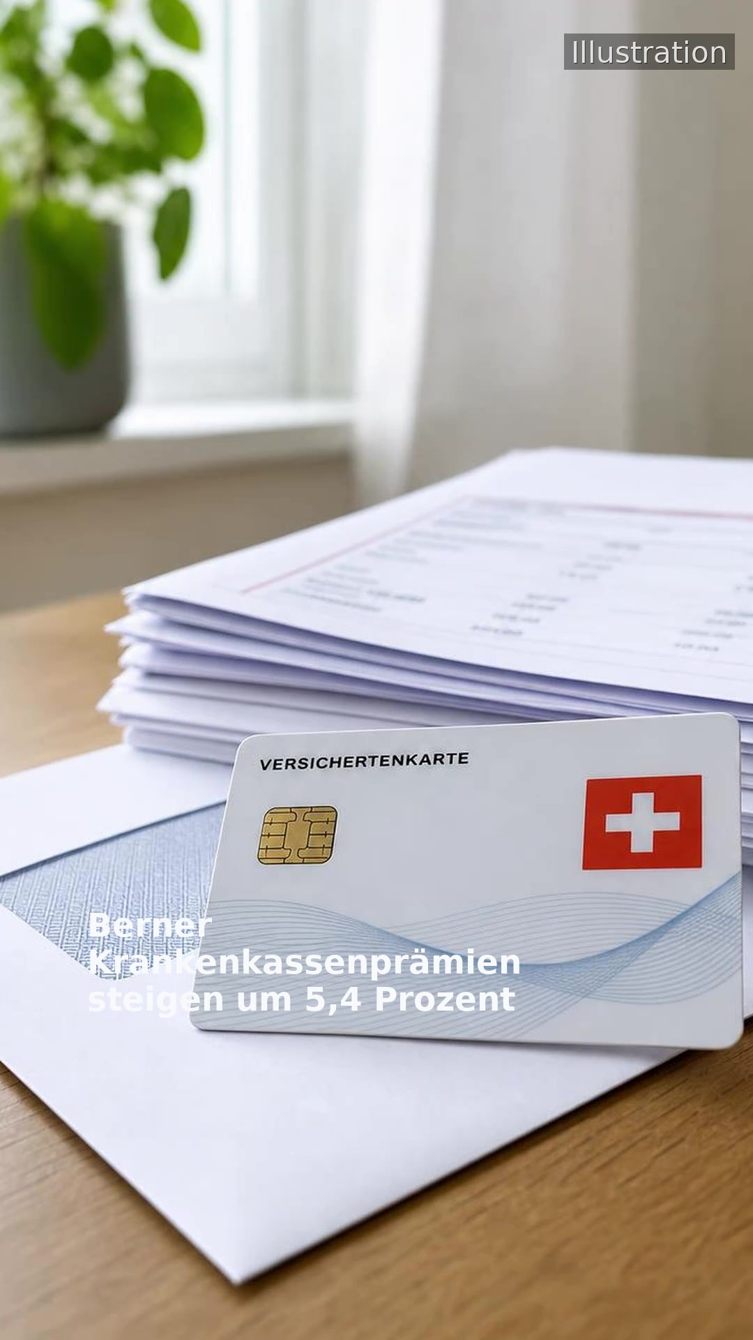 Berner Krankenkassenprämien steigen um 5,4 Prozent