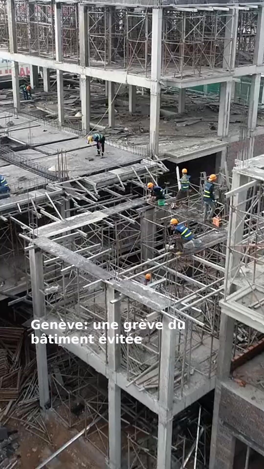 Genève: une grève du bâtiment évitée
