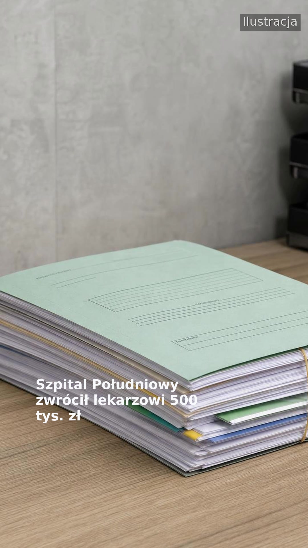 Szpital Południowy zwrócił lekarzowi 500 tys. zł