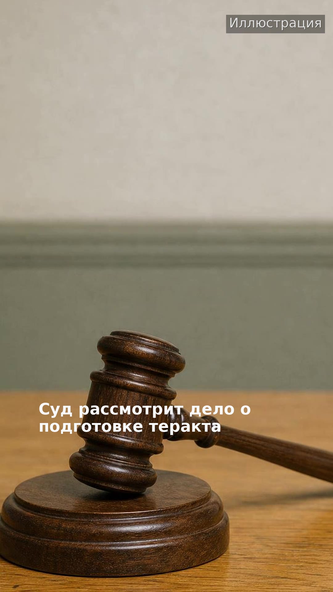 Суд рассмотрит дело о подготовке теракта
