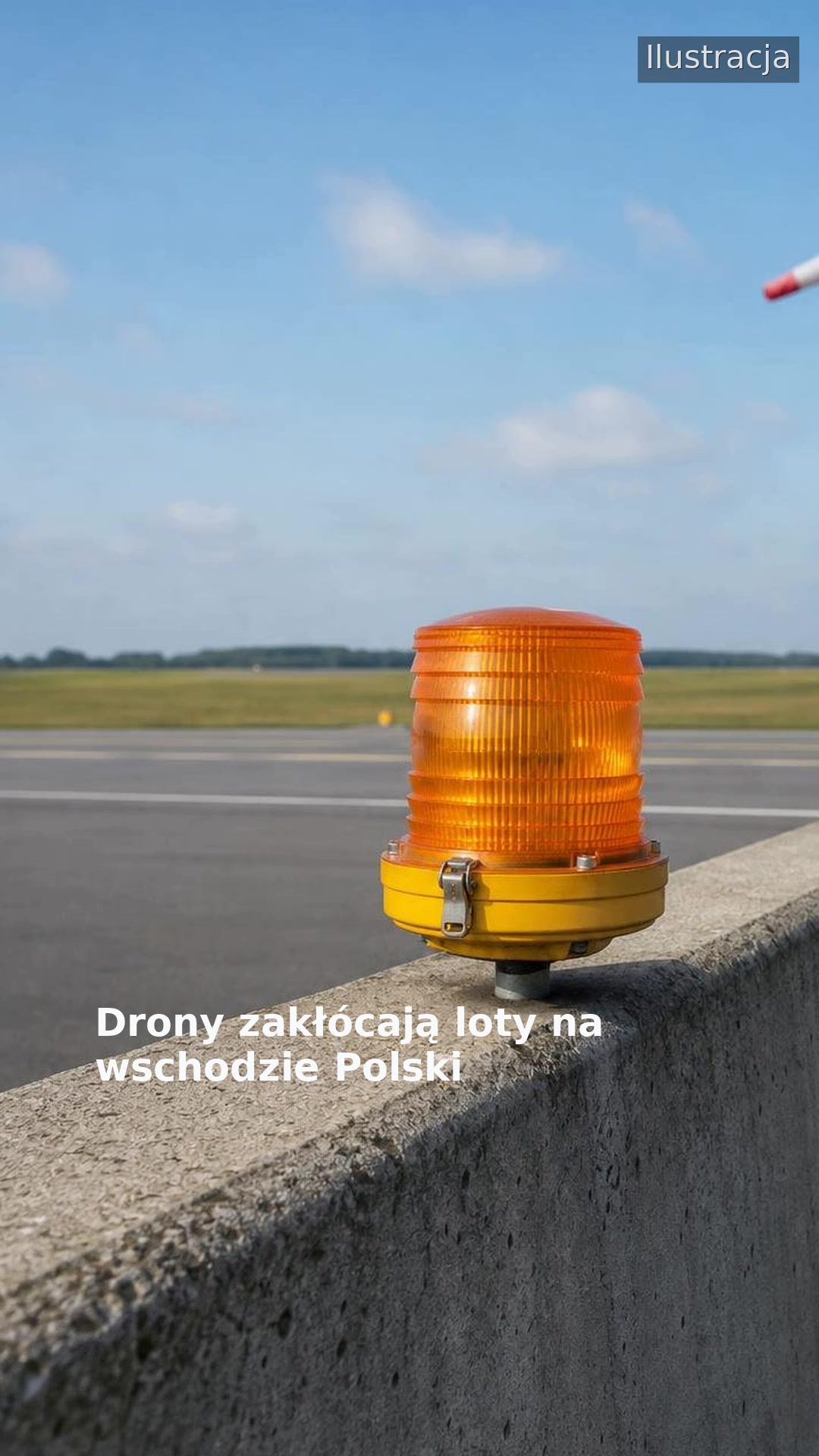 Drony zakłócają loty na wschodzie Polski
