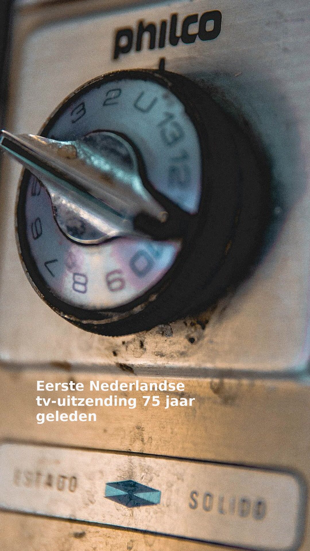 Eerste Nederlandse tv-uitzending 75 jaar geleden