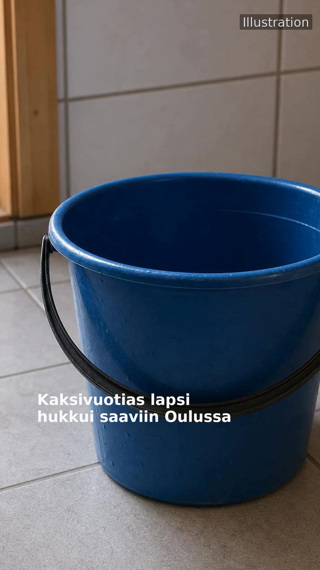 Kaksivuotias lapsi hukkui saaviin Oulussa