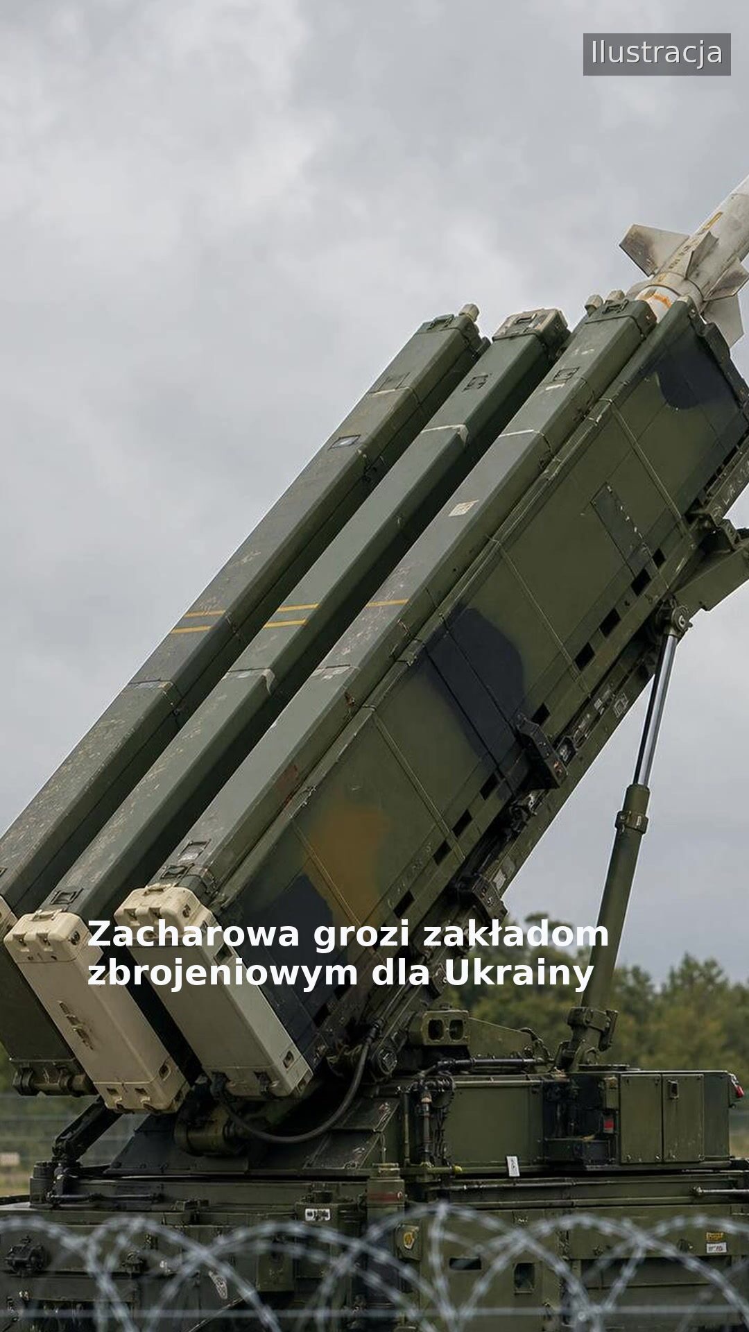 Zacharowa grozi zakładom zbrojeniowym dla Ukrainy