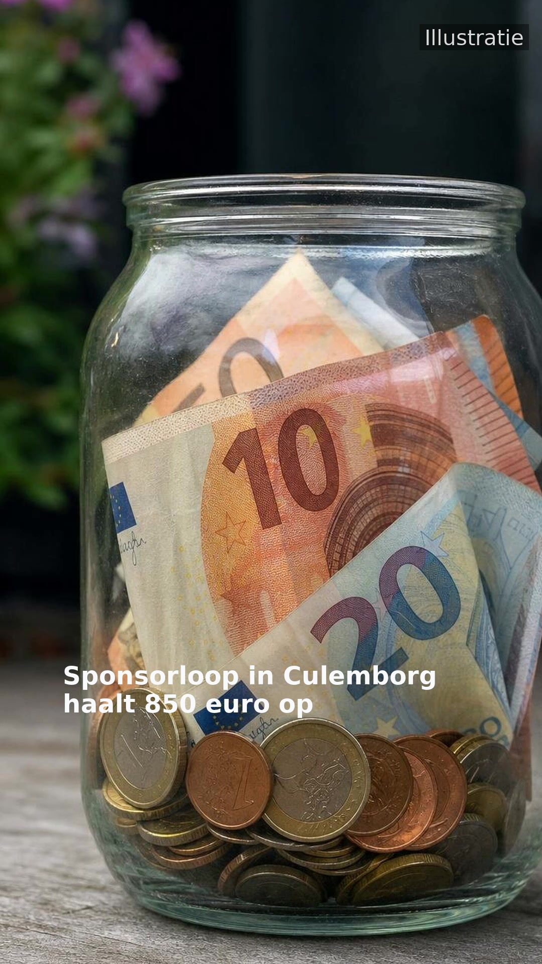 Sponsorloop in Culemborg haalt 850 euro op