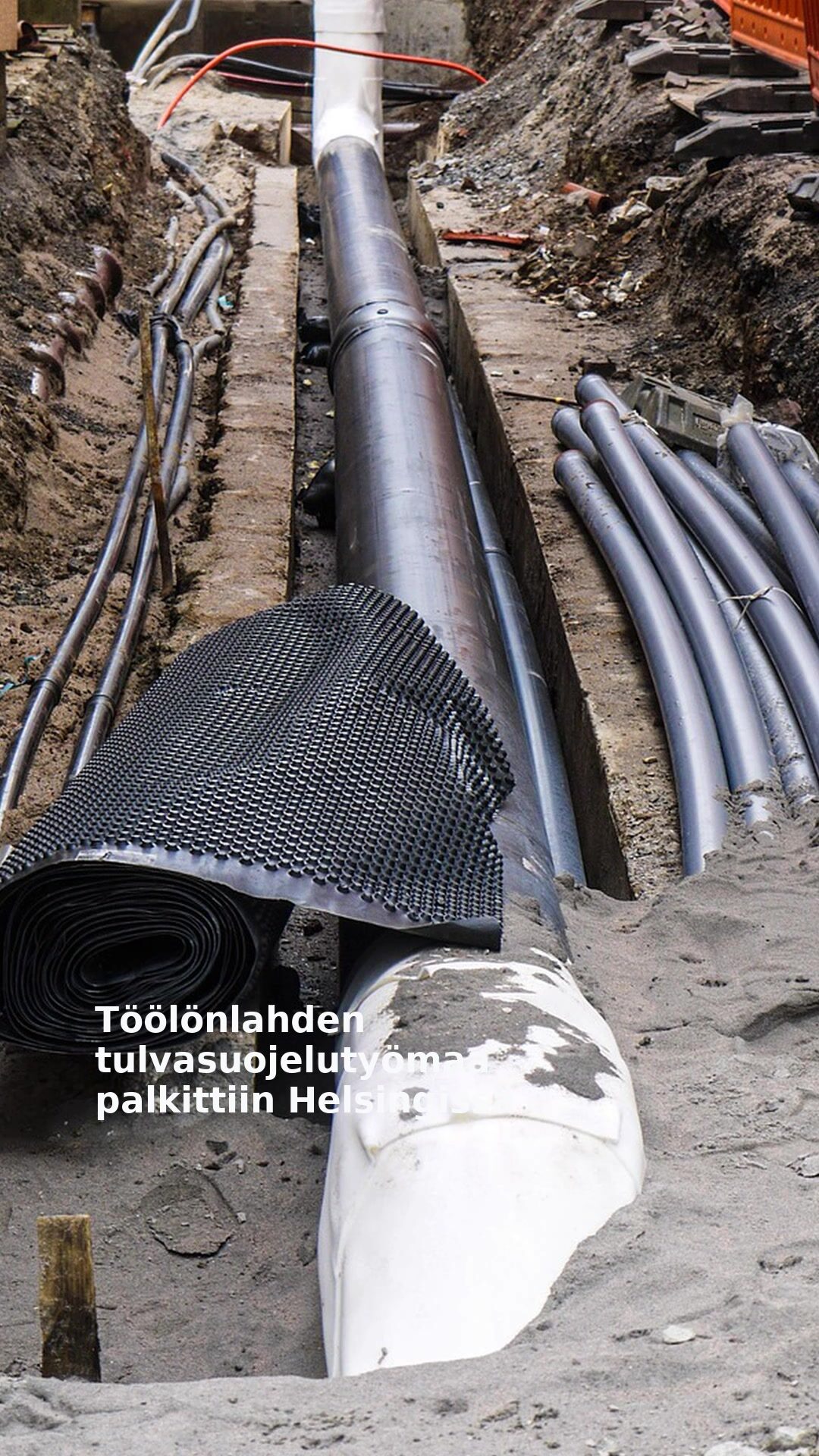 Töölönlahden tulvasuojelutyömaa palkittiin Helsingissä