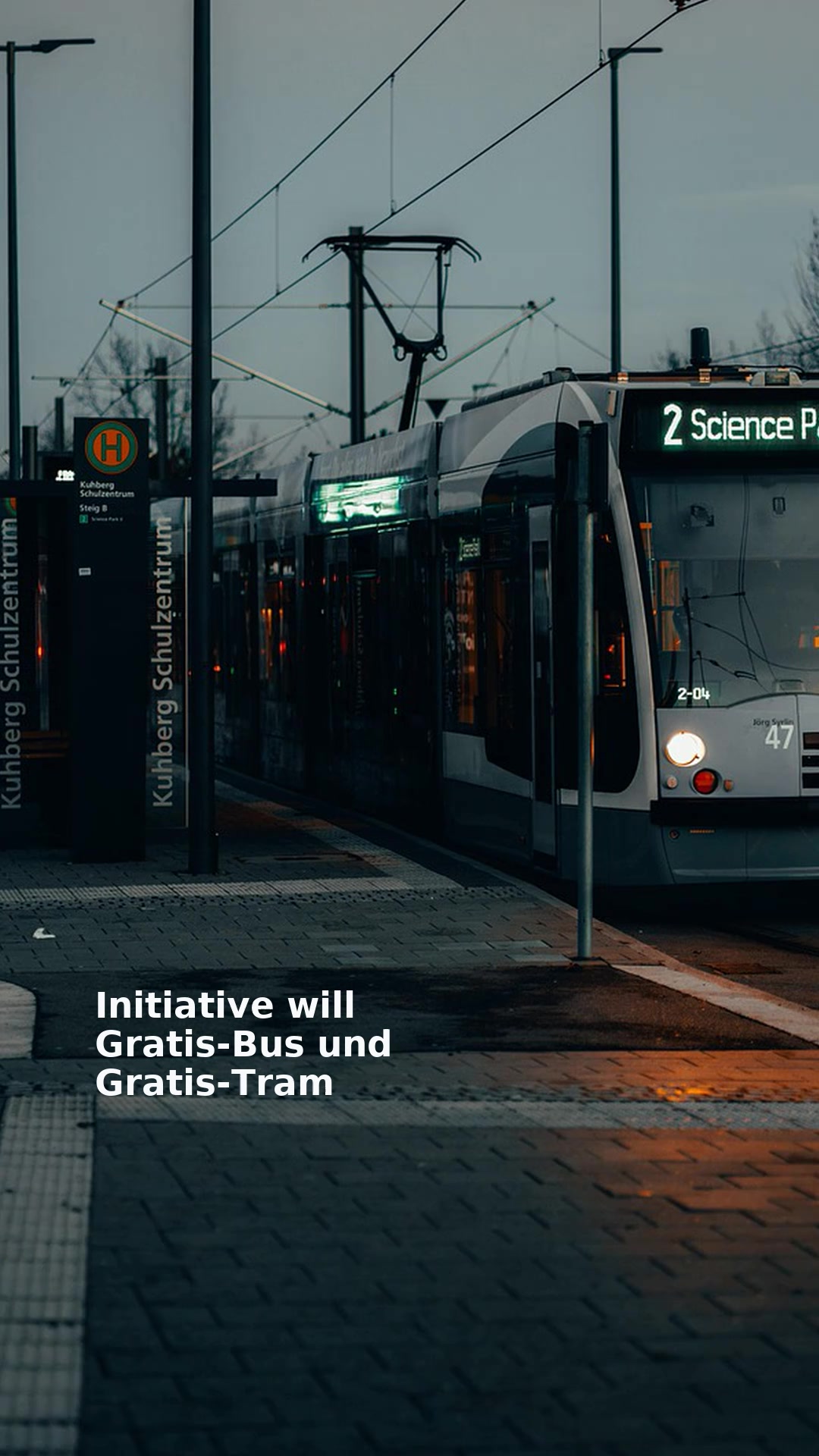 Initiative will Gratis-Bus und Gratis-Tram
