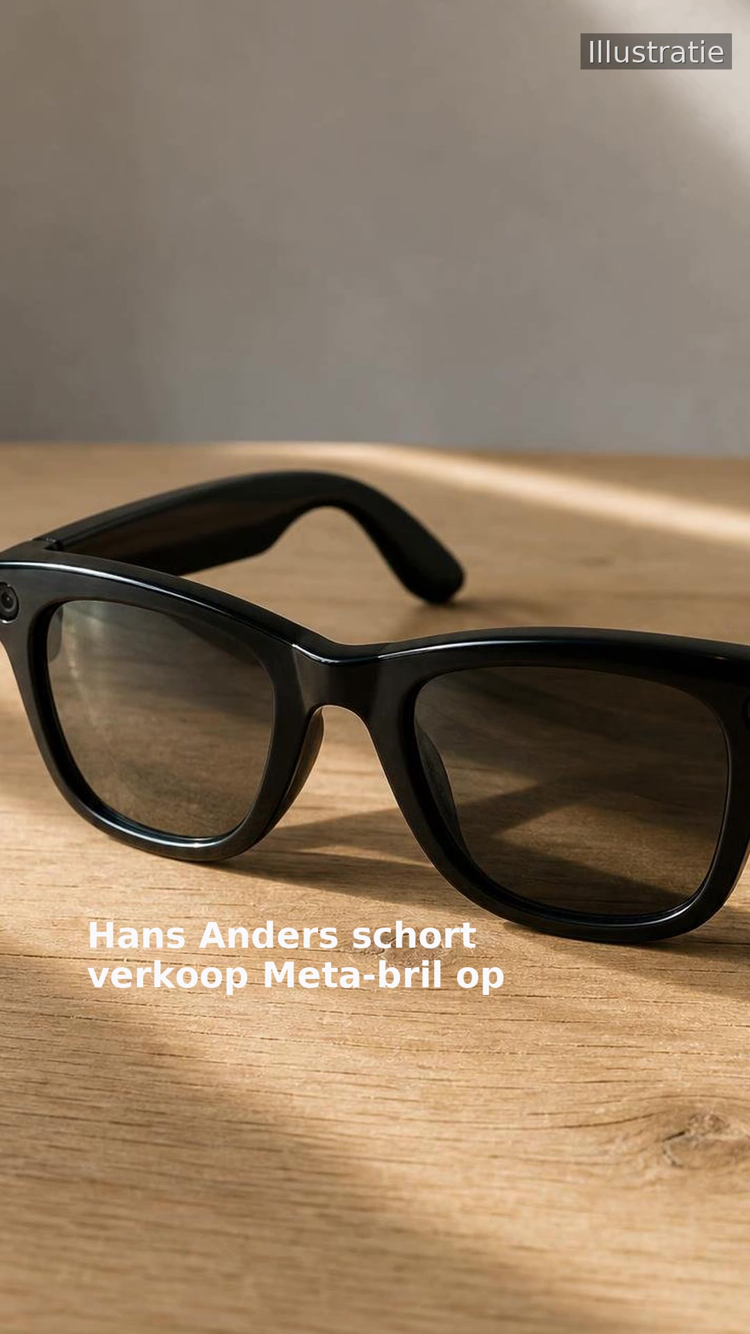 Hans Anders schort verkoop Meta-bril op