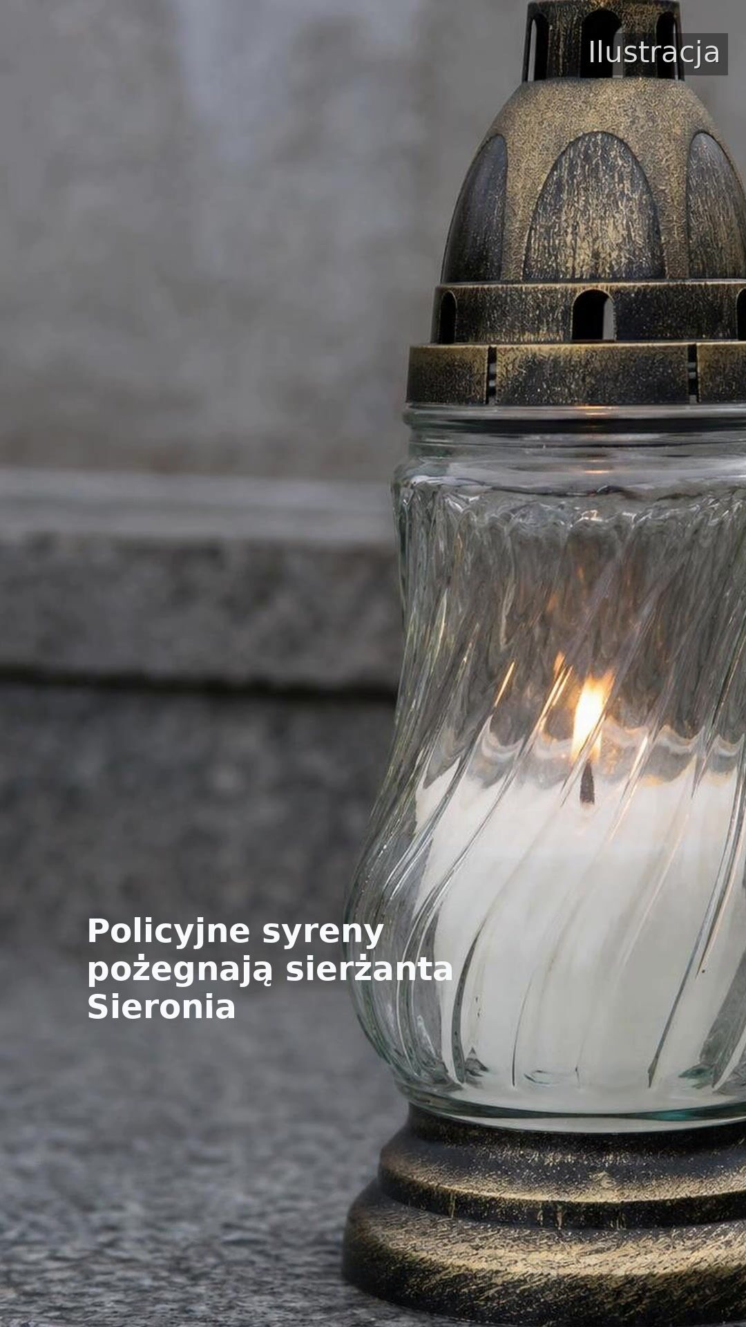 Policyjne syreny pożegnają sierżanta Sieronia