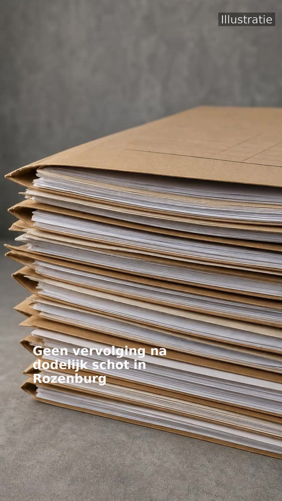 Geen vervolging na dodelijk schot in Rozenburg