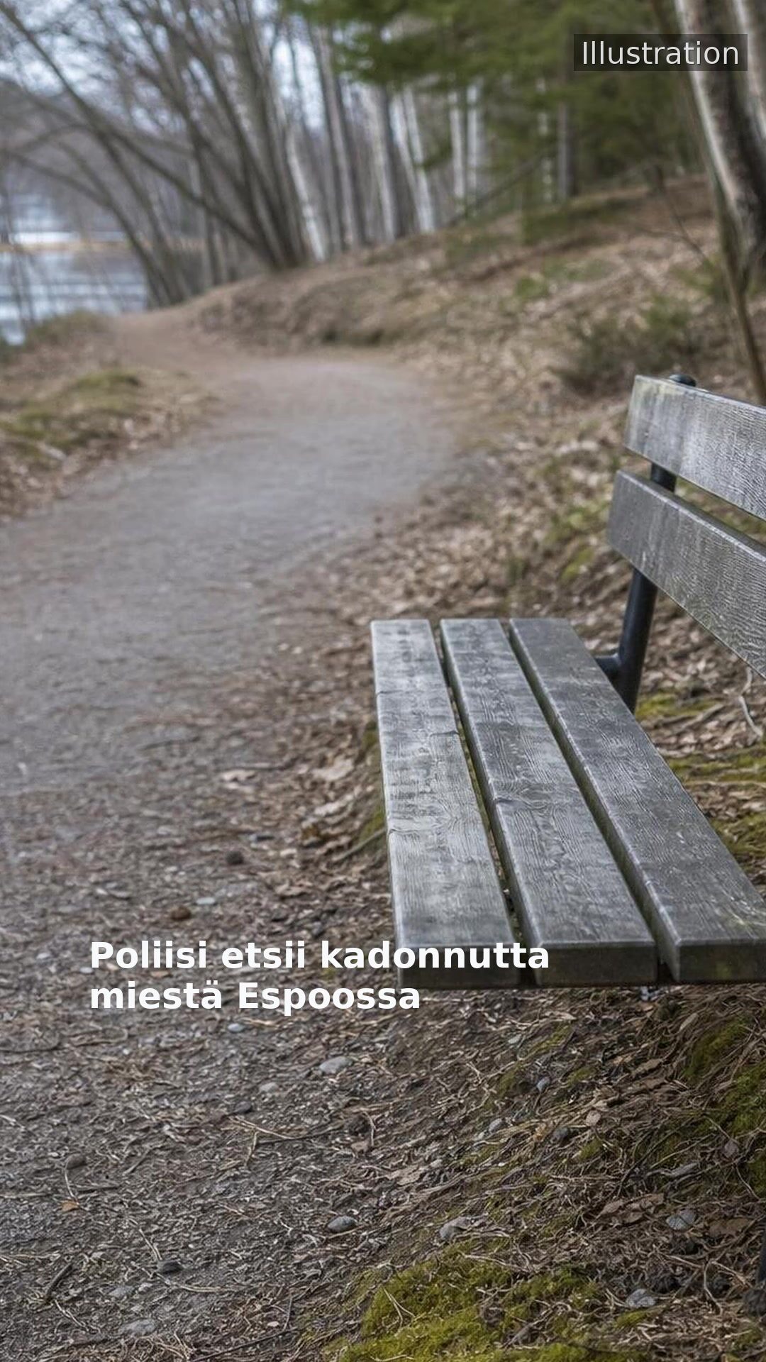 Poliisi etsii kadonnutta miestä Espoossa