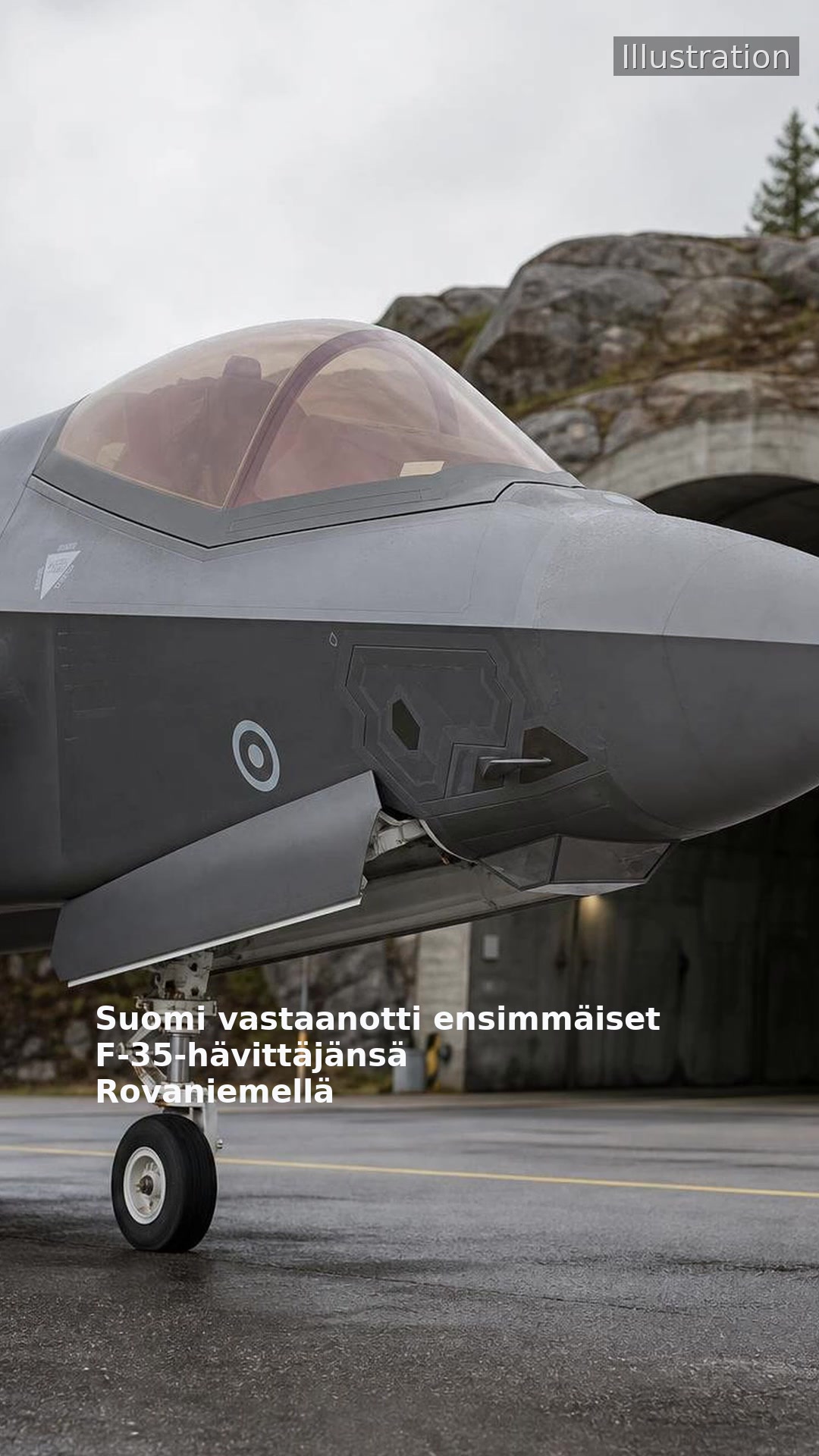 Suomi vastaanotti ensimmäiset F-35-hävittäjänsä Rovaniemellä