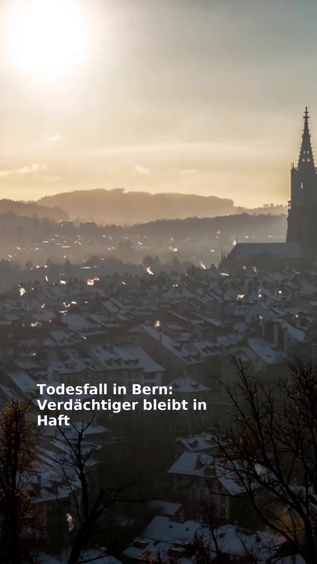 Todesfall in Bern: Verdächtiger bleibt in Haft