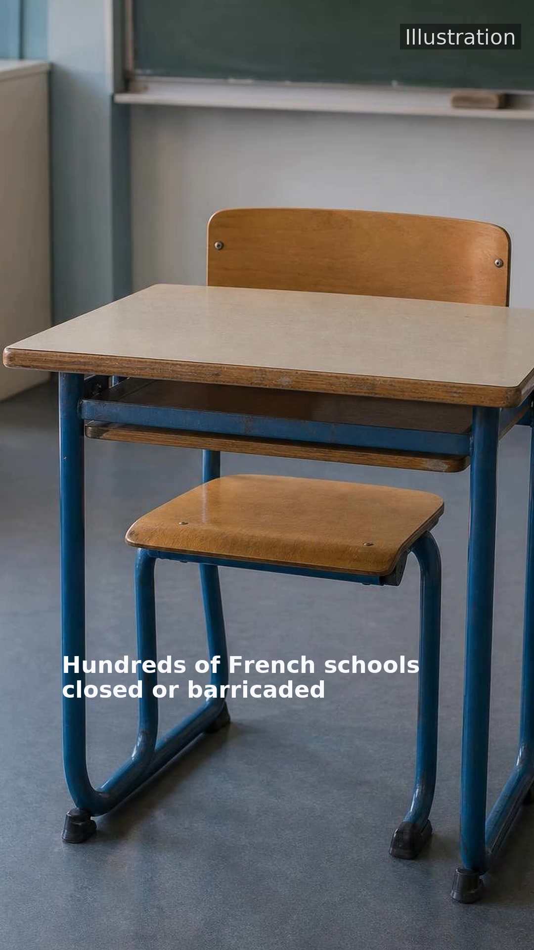 Hundreds of French schools closed or barricaded